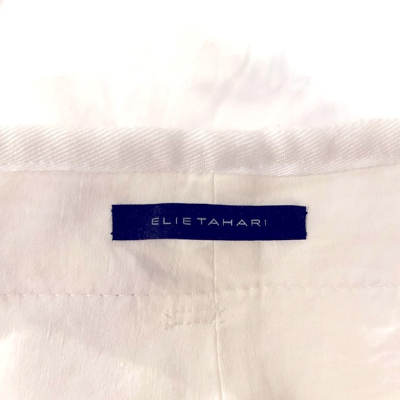 Elie Tahari Wide-Leg Pant in Linen, Viscose, Elastane - Picture 10 of 10